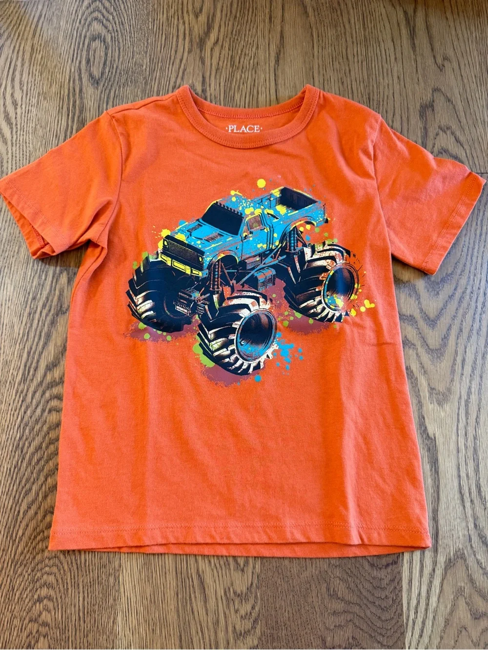 The Children's Place Short-Sleeve Tee, long slv Turkey Tee & 2 pair cargo pants
